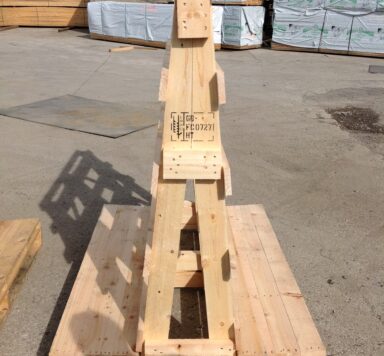 Wooden Stillages For Glass