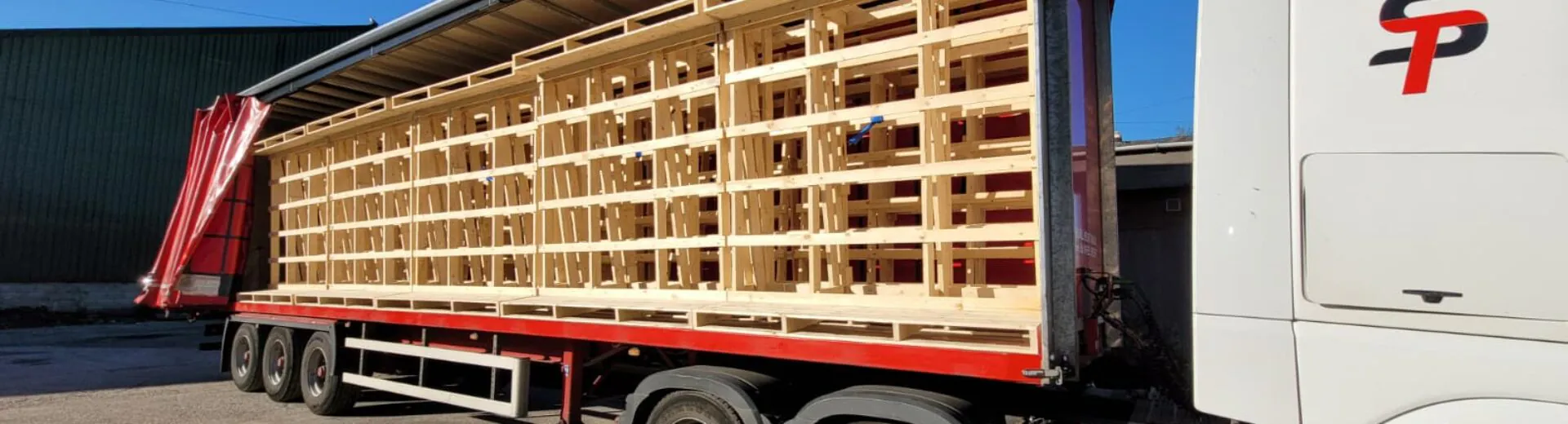 Wooden Stillages For Glass